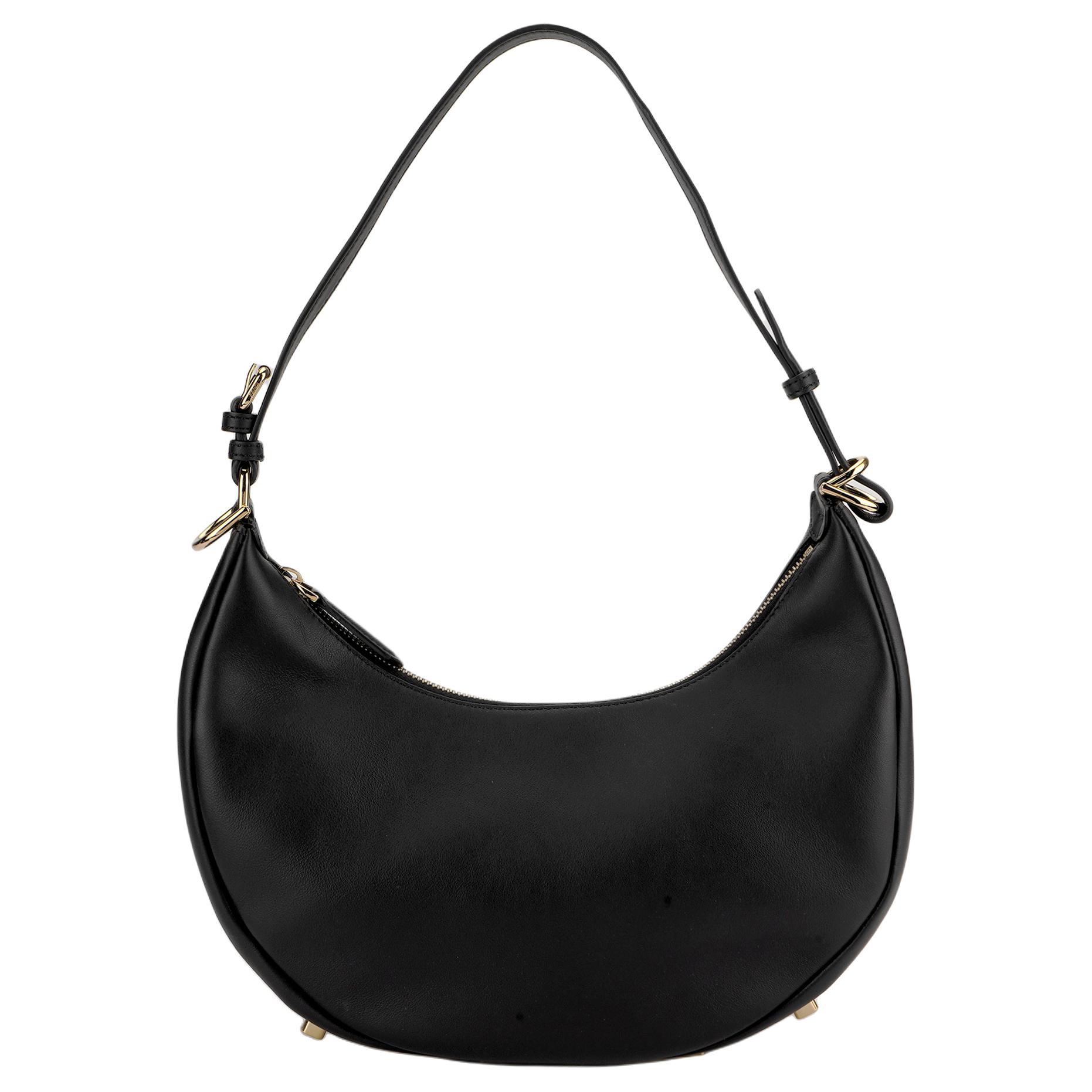 Сумка Fendigraphy из телячьей кожи в форме полумесяца, женская черная сумка через плечо
Сумка Fendigraphy из телячьей кожи в форме полумесяца, женская черная сумка через плечо