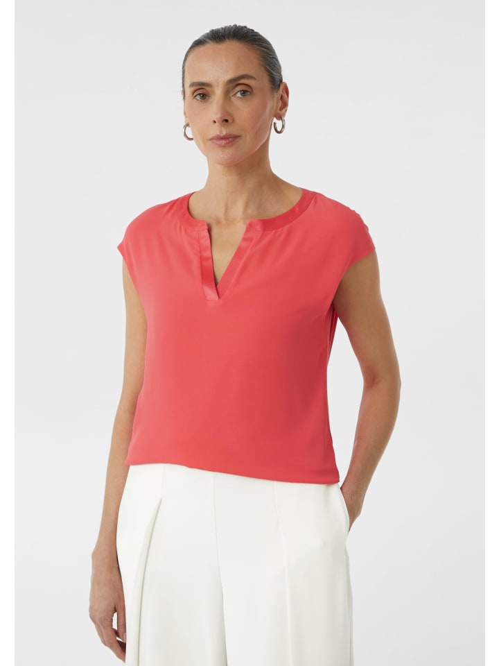 Футболка comma, красный 
Футболка comma, красный