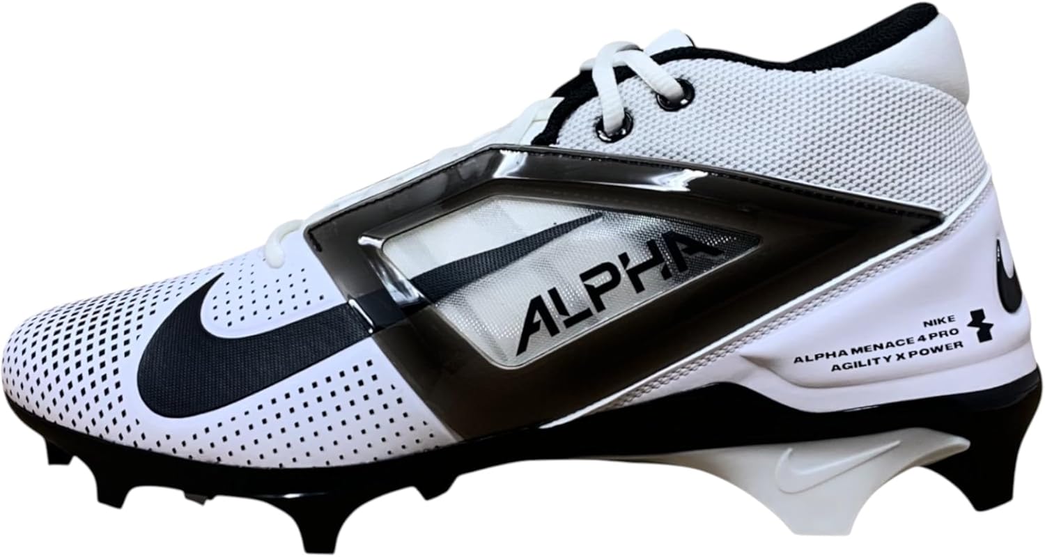 Футбольные бутсы Nike Men's Alpha Menace 4 Pro NRG, белый/черный
Футбольные бутсы Nike Men's Alpha Menace 4 Pro NRG, белый/черный