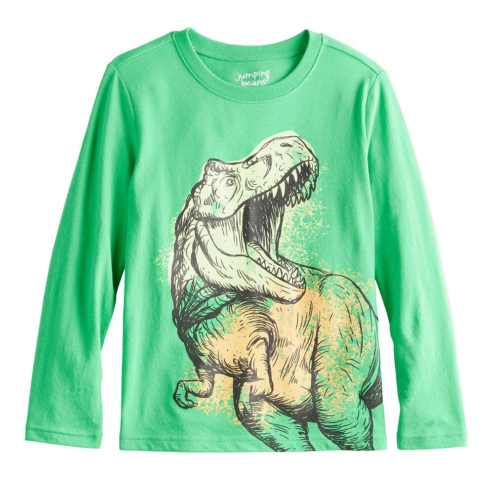 Футболка Jumping Beans с длинными рукавами и рисунком для мальчиков 4–12 лет, цвет Large Trex
Футболка Jumping Beans с длинными рукавами и рисунком для мальчиков 4–12 лет, цвет Large Trex