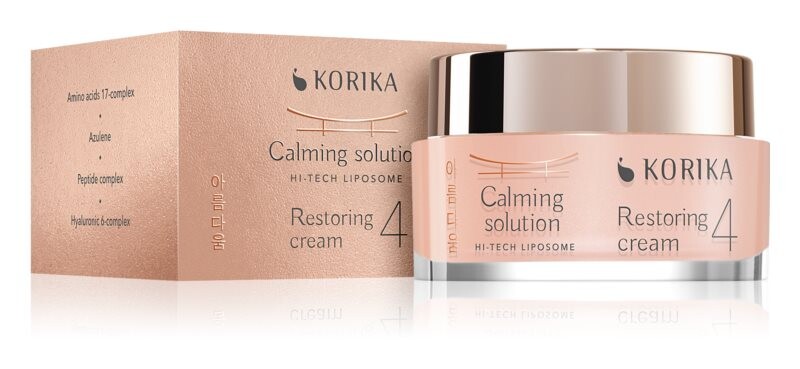 Питательный успокаивающий крем KORIKA HI-TECH LIPOSOME Calming solution Restoring cream
Питательный успокаивающий крем KORIKA HI-TECH LIPOSOME Calming solution Restoring cream