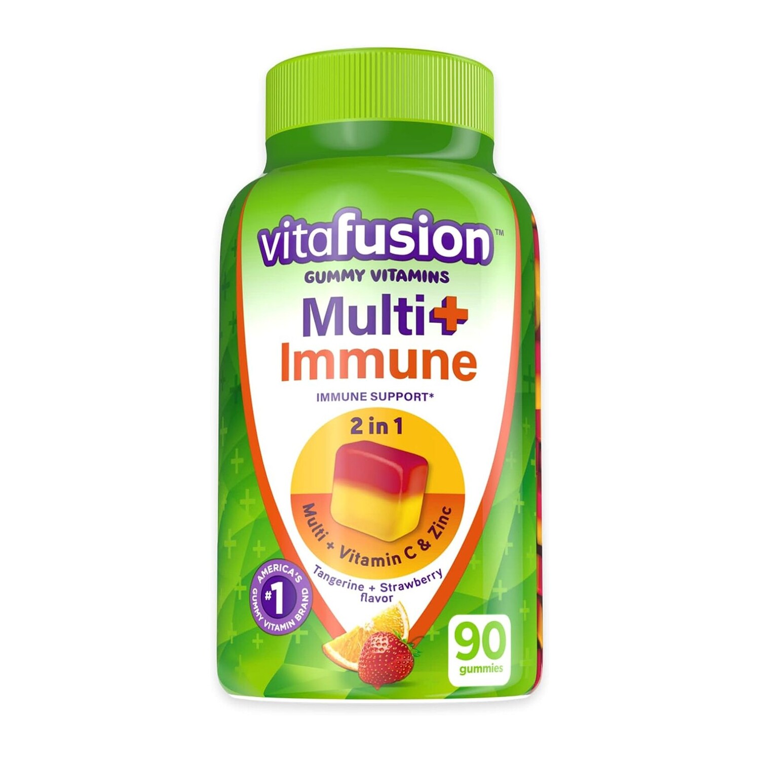 Мультивитамины Vitafusion Multi+ Immune Support + Vitamin C & Zinc, 90 жевательных конфет
Мультивитамины Vitafusion Multi+ Immune Support + Vitamin C & Zinc, 90 жевательных конфет