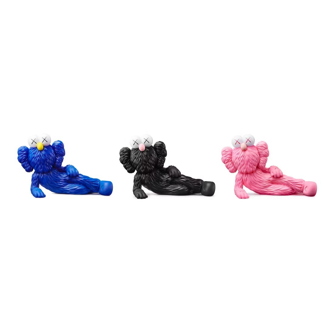 Набор виниловых фигурок Kaws Time Off, синий/черный/розовый
Набор виниловых фигурок Kaws Time Off, синий/черный/розовый