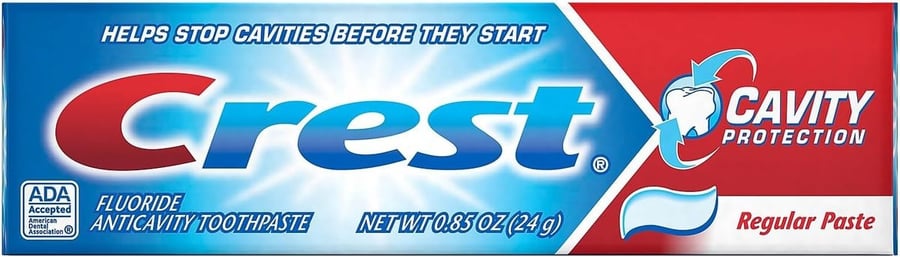 Мини-зубная паста для путешествий на самолете Cavity Protection Crest 24 г
Мини-зубная паста для путешествий на самолете Cavity Protection Crest 24 г