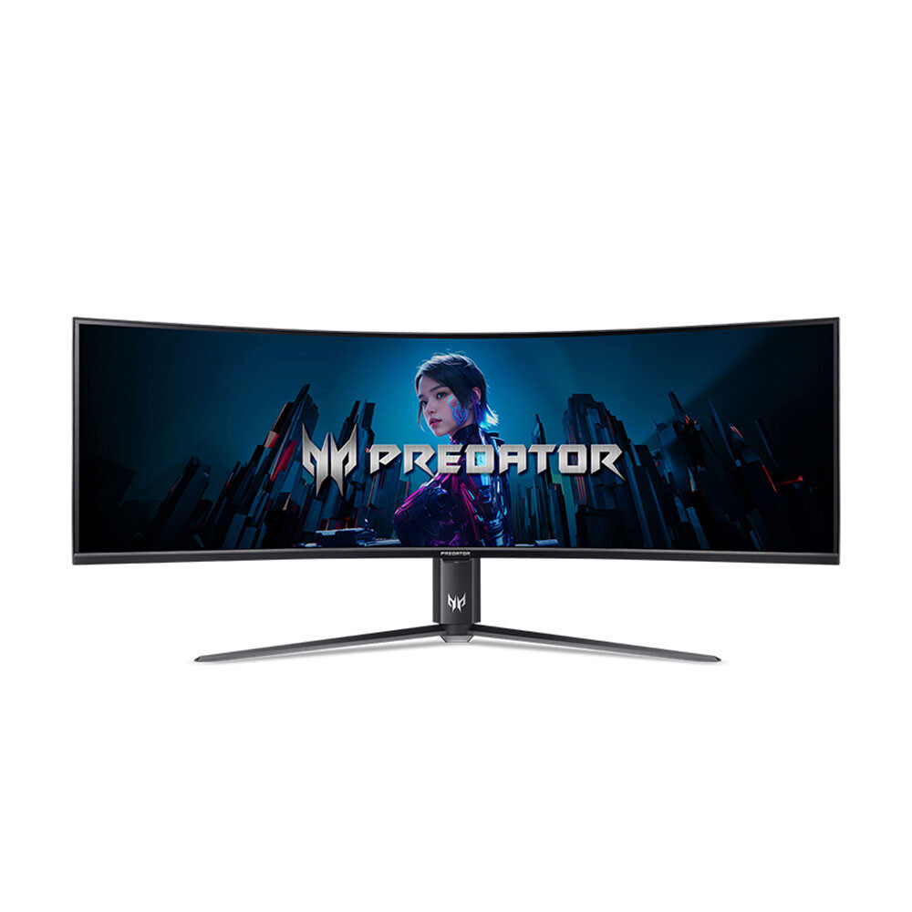 Монитор игровой изогнутый Acer Predator Z57, 57", 7680x2160, VA Mini LED, 120 Гц, черный
Монитор игровой изогнутый Acer Predator Z57, 57", 7680x2160, VA Mini LED, 120 Гц, черный