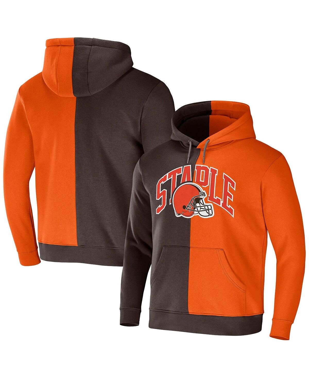 Мужская толстовка с капюшоном nfl x staple brown, orange cleveland browns split logo NFL Properties, мульти
Мужская толстовка с капюшоном nfl x staple brown, orange cleveland browns split logo NFL Properties, мульти