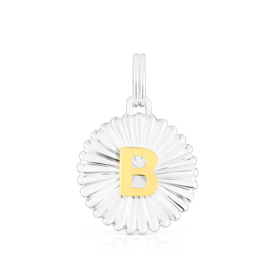 Подвеска-медальон Tous Alphabet Letter B, серебро/серебро позолоченное 
Подвеска-медальон Tous Alphabet Letter B, серебро/серебро позолоченное