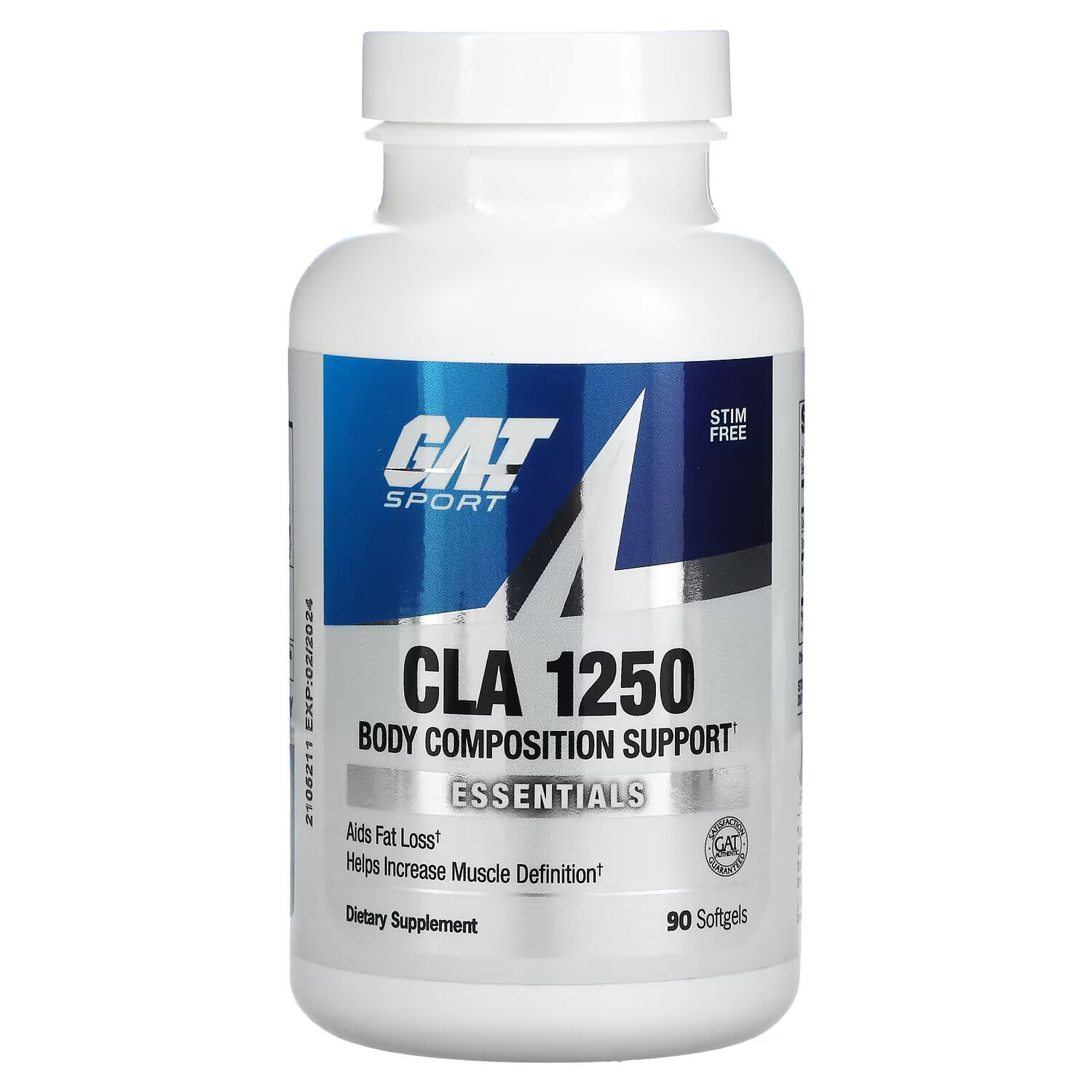 GAT, CLA 1250 (конъюгированная линолевая кислота), 90 мягких желатиновых капсул с жидкостью
GAT, CLA 1250 (конъюгированная линолевая кислота), 90 мягких желатиновых капсул с жидкостью