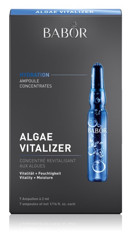 Оживляющая сыворотка для лица с увлажняющим эффектом Babor Ampoule Concentrates Algae Vitalizer
Оживляющая сыворотка для лица с увлажняющим эффектом Babor Ampoule Concentrates Algae Vitalizer