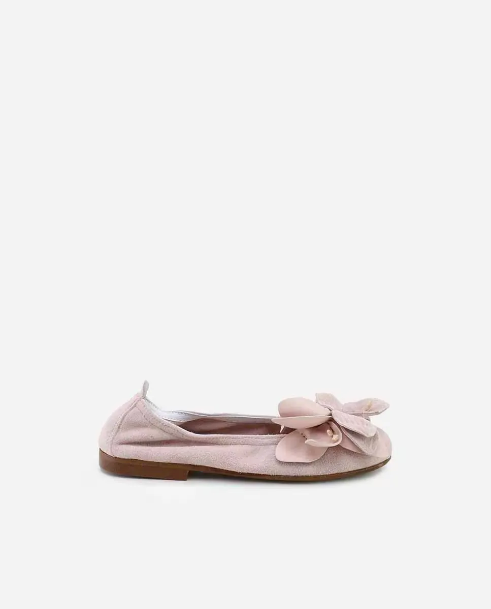 Замшевые балетки для девочек с цветочным декором Eli 1957, розовый
Замшевые балетки для девочек с цветочным декором Eli 1957, розовый