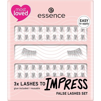 Essence Lashes to Impress Набор накладных ресниц 01 Black Vegan
Essence Lashes to Impress Набор накладных ресниц 01 Black Vegan