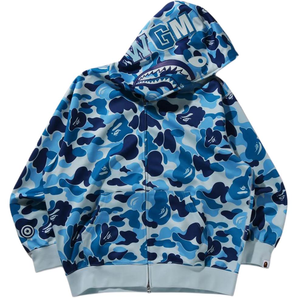 Bape Abc Camo Rayon расслабленный крой акула худи на молнии A BATHING APE, синий
Bape Abc Camo Rayon расслабленный крой акула худи на молнии A BATHING APE, синий