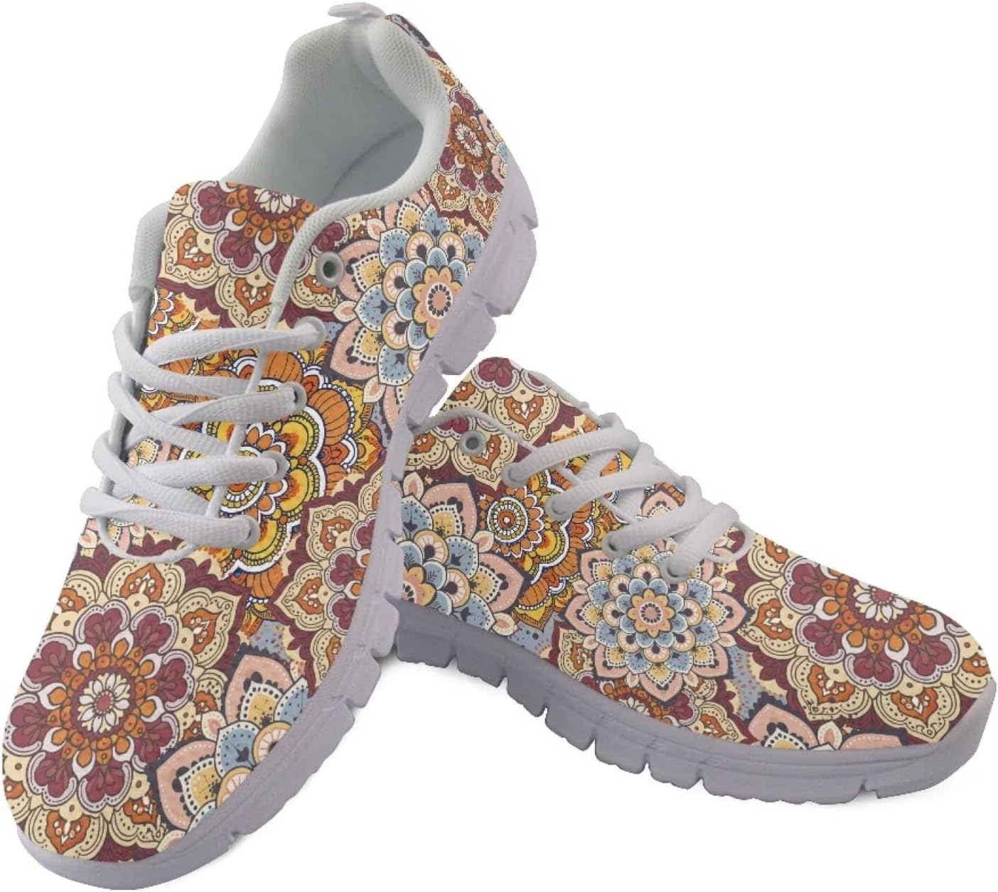 Кроссовки Jeiento для бега, модные и дышащие, для женщин и мужчин, с мягкой амортизацией, спортивные кроссовки для ходьбы и тренировок в спортзале, Retro Bright Blossom Floral
Кроссовки Jeiento для бега, модные и дышащие, для женщин и мужчин, с мягкой амортизацией, спортивные кроссовки для ходьбы и тренировок в спортзале, Retro Bright Blossom Floral