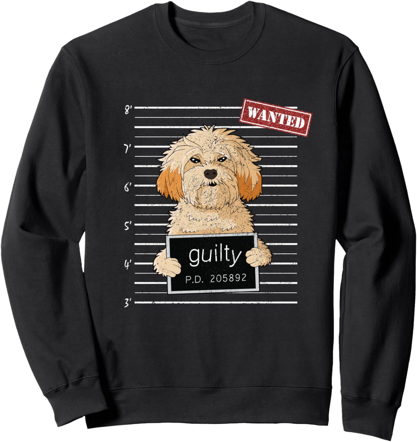 Толстовка с изображением гаванской собаки и надписью «Виновная собака» Bad Dog Mug Shot Havanese, черный
Толстовка с изображением гаванской собаки и надписью «Виновная собака» Bad Dog Mug Shot Havanese, черный