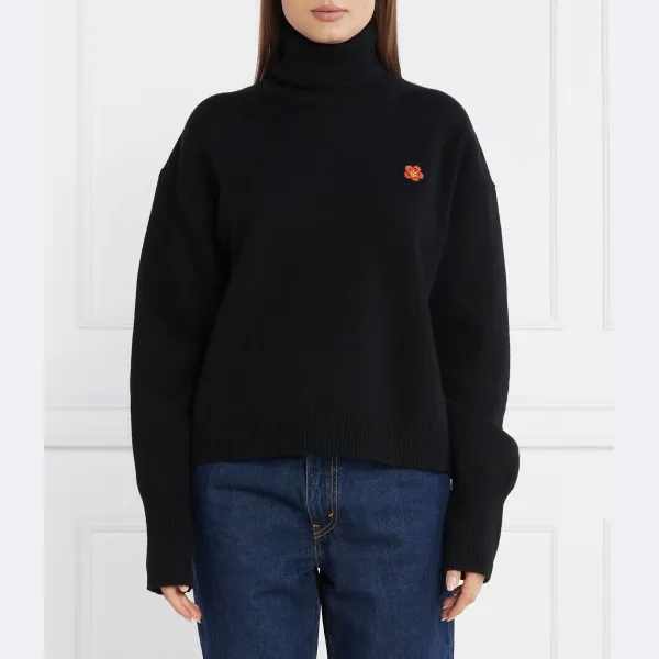 Шерстяная водолазка стандартного кроя Kenzo, черный
Шерстяная водолазка стандартного кроя Kenzo, черный