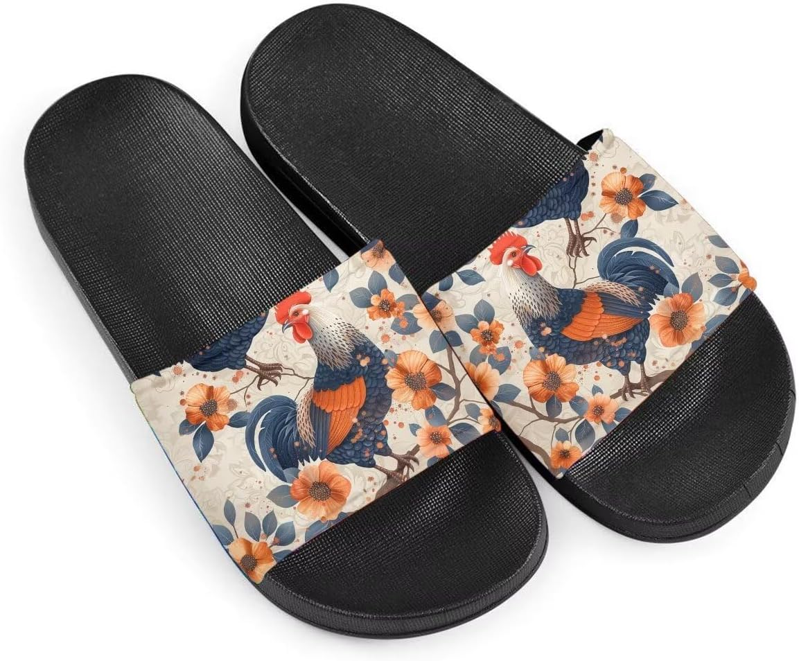 Сандалии, женские тапочки, готические, с принтом петуха, летние домашние тапочки, для дома, улицы, пляжа, отеля, противоскользящие тапочки Getelinseng, 3d Rooster Floral
Сандалии, женские тапочки, готические, с принтом петуха, летние домашние тапочки, для дома, улицы, пляжа, отеля, противоскользящие тапочки Getelinseng, 3d Rooster Floral