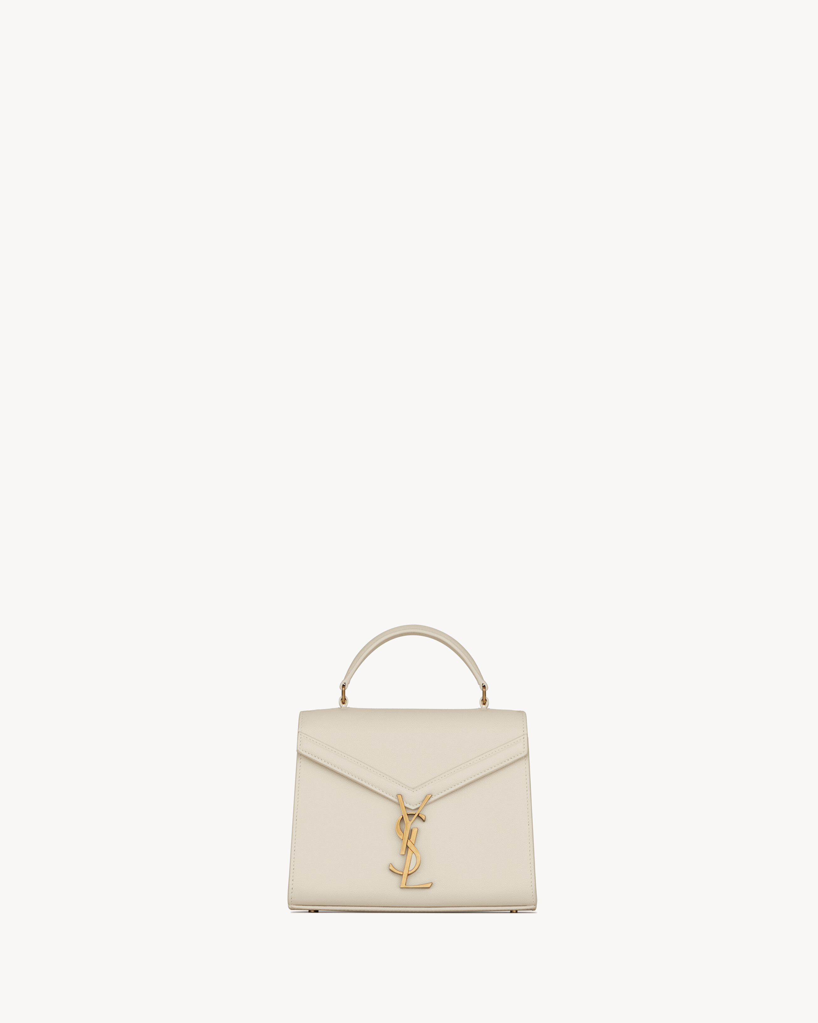 Сумка CASSANDRA мини с верхней ручкой из тисненой кожи grain de poudre Saint Laurent, белый
Сумка CASSANDRA мини с верхней ручкой из тисненой кожи grain de poudre Saint Laurent, белый