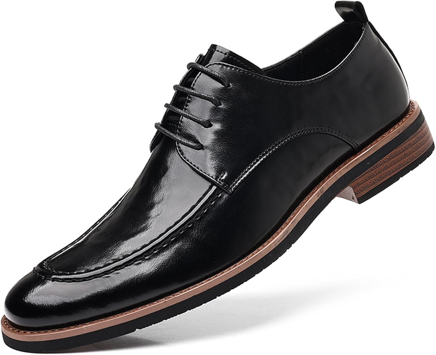 Кожаные оксфорды на шнуровке для мужчин, британский винтажный носок с утяжкой, противоскользящие, с заостренным носком, бизнес-обувь для коммутирования, праздничная обувь для официальных мероприятий на улице Foapts, черный
Кожаные оксфорды на шнуровке для мужчин, британский винтажный носок с утяжкой, противоскользящие, с заостренным носком, бизнес-обувь для коммутирования, праздничная обувь для официальных мероприятий на улице Foapts, черный