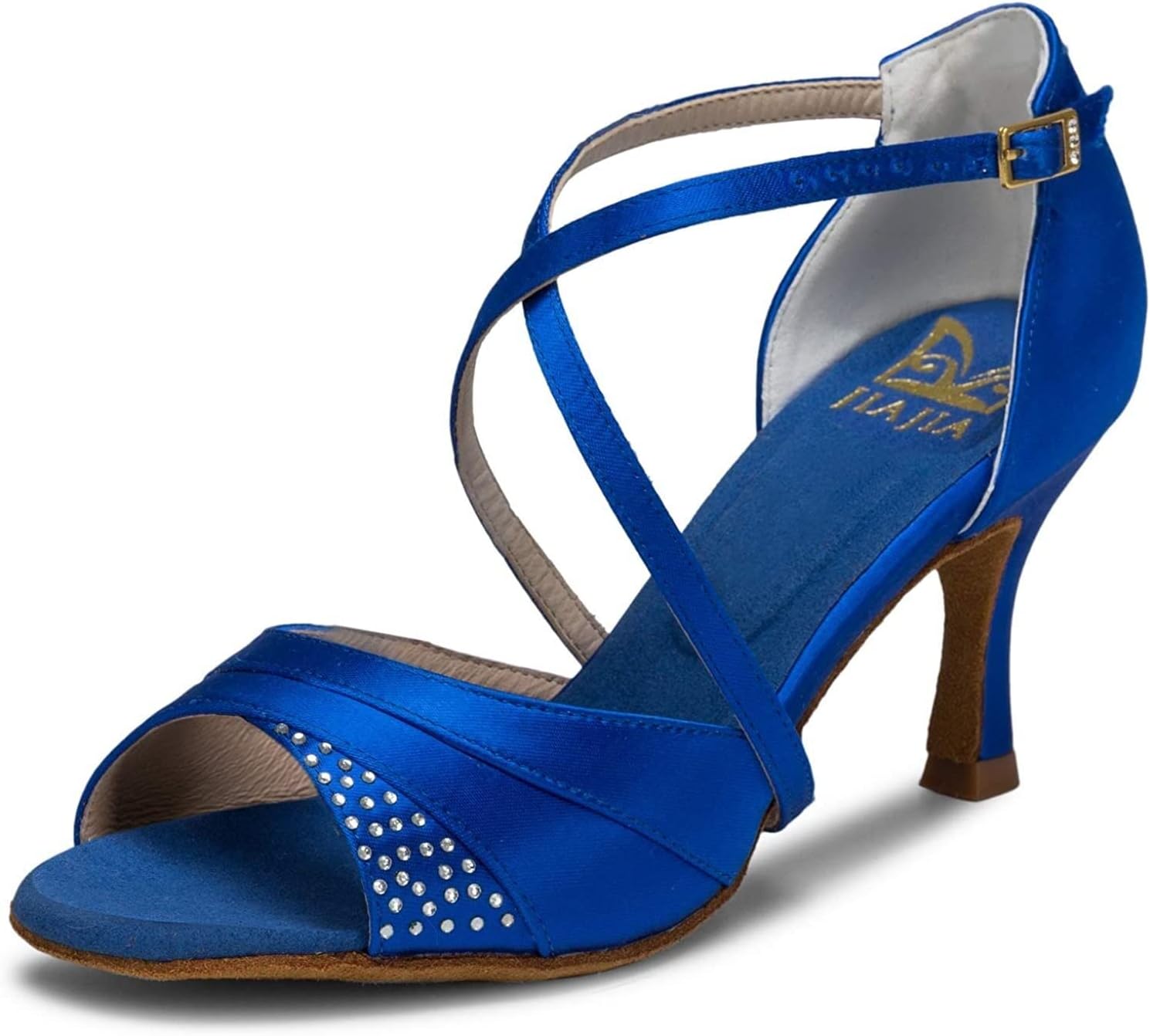 Туфли на каблуке для женщин Латиноамериканские женские сандалии Каблук 2,7'' Расклешенный Каблук Супер атласные танцевальные туфли (Цвет: слоновая кость, Размер: 5,5 UK) Generic, синий
Туфли на каблуке для женщин Латиноамериканские женские сандалии Каблук 2,7'' Расклешенный Каблук Супер атласные танцевальные туфли (Цвет: слоновая кость, Размер: 5,5 UK) Generic, синий