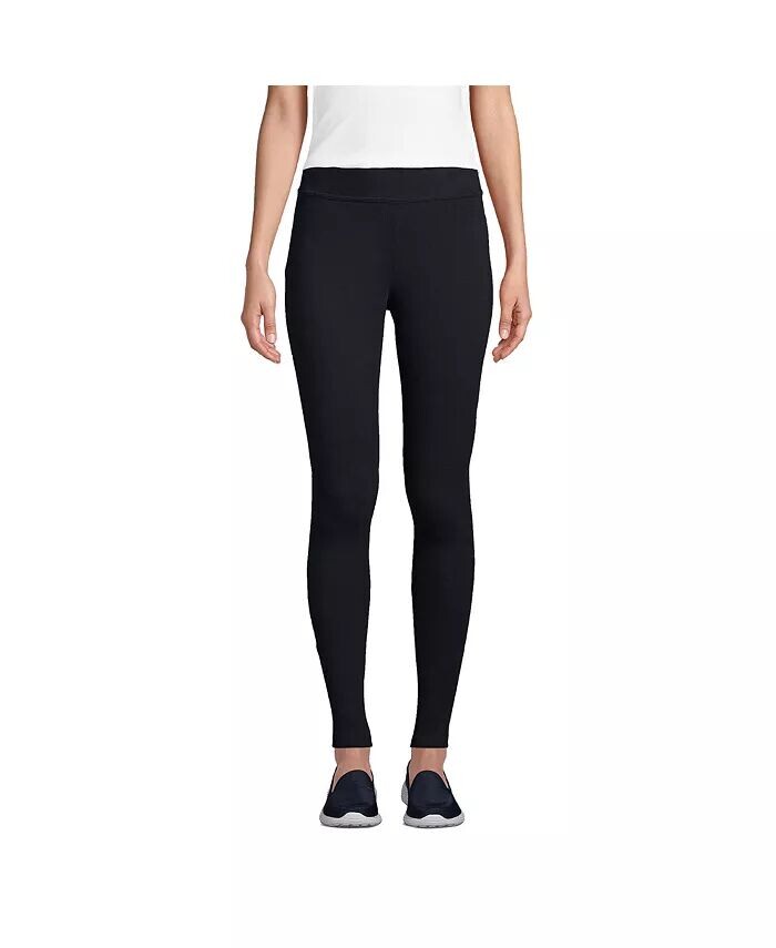 Женские трикотажные леггинсы со средней посадкой и морской звездой Lands' End, черный
Женские трикотажные леггинсы со средней посадкой и морской звездой Lands' End, черный