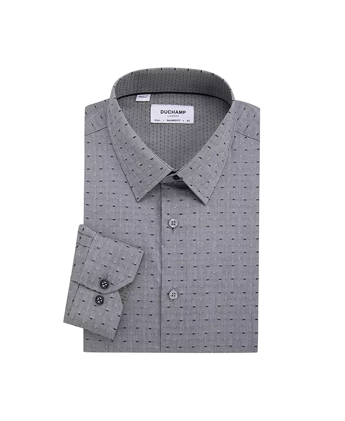 Мужская праздничная рубашка Fancy Dot Duchamp London, серый
Мужская праздничная рубашка Fancy Dot Duchamp London, серый
