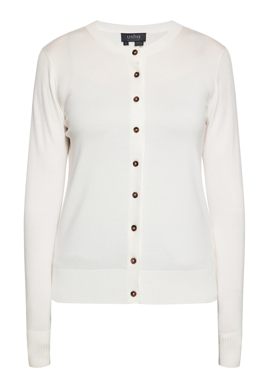 Вязаный кардиган usha BLACK LABEL, белый
Вязаный кардиган usha BLACK LABEL, белый