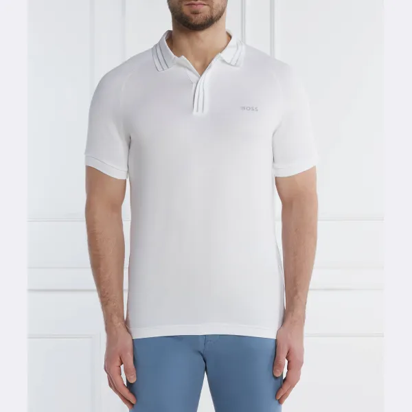 Рубашка-Поло приталенного кроя Paule 2 Boss, белый
Рубашка-Поло приталенного кроя Paule 2 Boss, белый