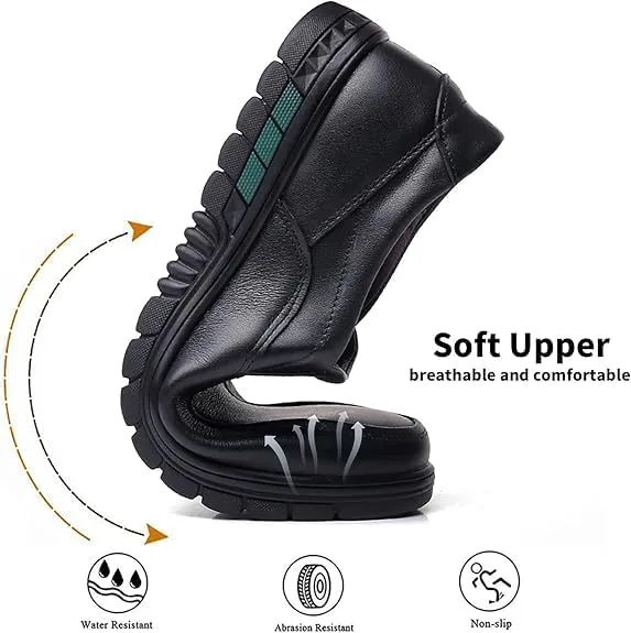 Мужские кожаные туфли SYNTHESIS без шнурков, модные, удобные, роскошные, мягкие лоферы для джентльменов, свадьбы, бизнеса, работы, офиса, улицы, вечеринок, повседневной носки, формальные кроссовки, черный
Мужские кожаные туфли SYNTHESIS без шнурков, модные, удобные, роскошные, мягкие лоферы для джентльменов, свадьбы, бизнеса, работы, офиса, улицы, вечеринок, повседневной носки, формальные кроссовки, черный