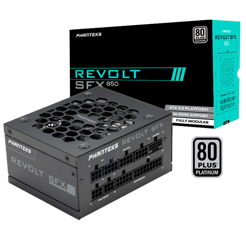 Блок питания Phanteks Revolt SFX 850W Platinum, 850 Вт
Блок питания Phanteks Revolt SFX 850W Platinum, 850 Вт