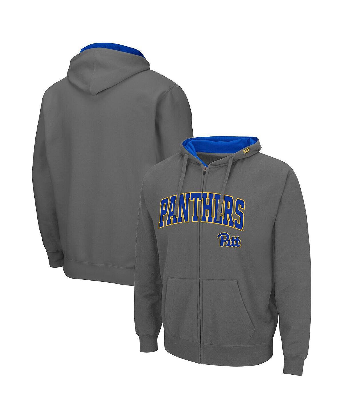 Мужская темно-серая толстовка с капюшоном pitt panthers arch & team logo 3.0 с молнией во всю длину Colosseum, мульти
Мужская темно-серая толстовка с капюшоном pitt panthers arch & team logo 3.0 с молнией во всю длину Colosseum, мульти