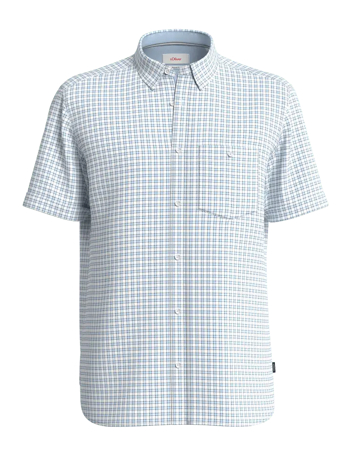 Рубашка sOliver kurzarm, синий
Рубашка sOliver kurzarm, синий