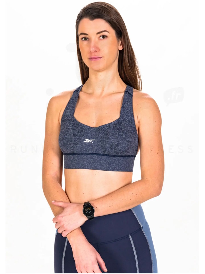 Reebok Спортивный бюстгальтер темно-синего цвета
Reebok Спортивный бюстгальтер темно-синего цвета