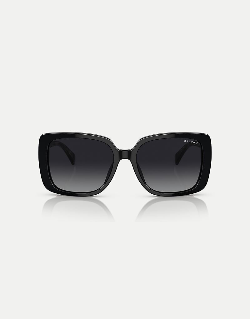 Ralph Lauren - Ra5298u - Блестящие черные солнцезащитные очки прямоугольной формы с серыми поляризованными линзами
Ralph Lauren - Ra5298u - Блестящие черные солнцезащитные очки прямоугольной формы с серыми поляризованными линзами
