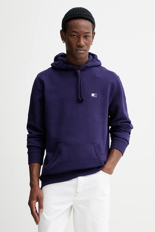 Хлопковая толстовка Tommy Jeans, фиолетовый
Хлопковая толстовка Tommy Jeans, фиолетовый