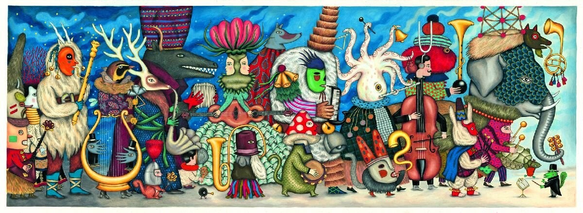 Джеко, пазл, Оркестр, 500 шт. Djeco
Джеко, пазл, Оркестр, 500 шт. Djeco