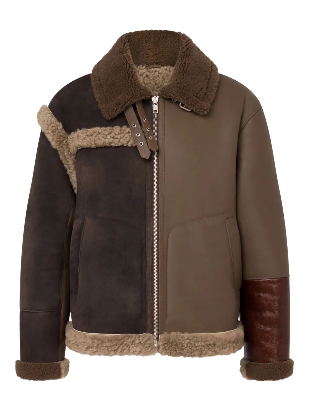 Куртка с меховой отделкой Moschino, коричневый
Куртка с меховой отделкой Moschino, коричневый