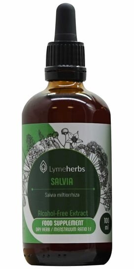 Lymeherbs, Шалфей (шалфей красный) безалкогольный экстракт 1:1, 100мл
Lymeherbs, Шалфей (шалфей красный) безалкогольный экстракт 1:1, 100мл
