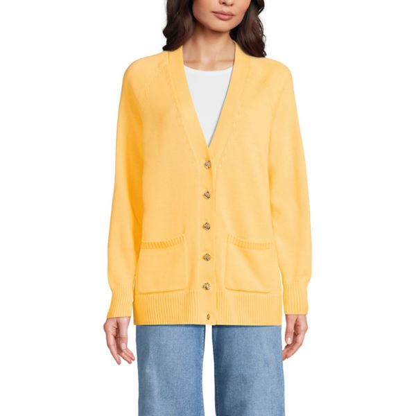 Женский свободный кардиган-свитер с V-образным вырезом Lands' End, цвет simply yellow
Женский свободный кардиган-свитер с V-образным вырезом Lands' End, цвет simply yellow