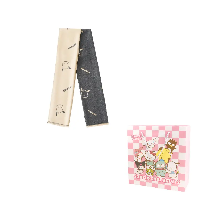 Sanrio Пача Догс Вязаный шарф унисекс, Pochacco Double-Sided Knit Scarf
Sanrio Пача Догс Вязаный шарф унисекс, Pochacco Double-Sided Knit Scarf