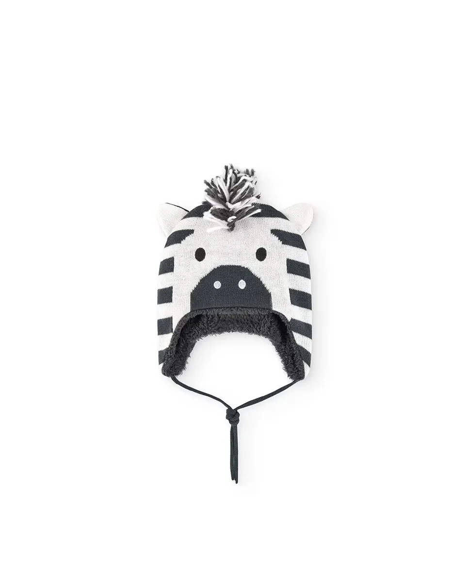 Детская вязаная шапка на завязках Boboli, белый
Детская вязаная шапка на завязках Boboli, белый