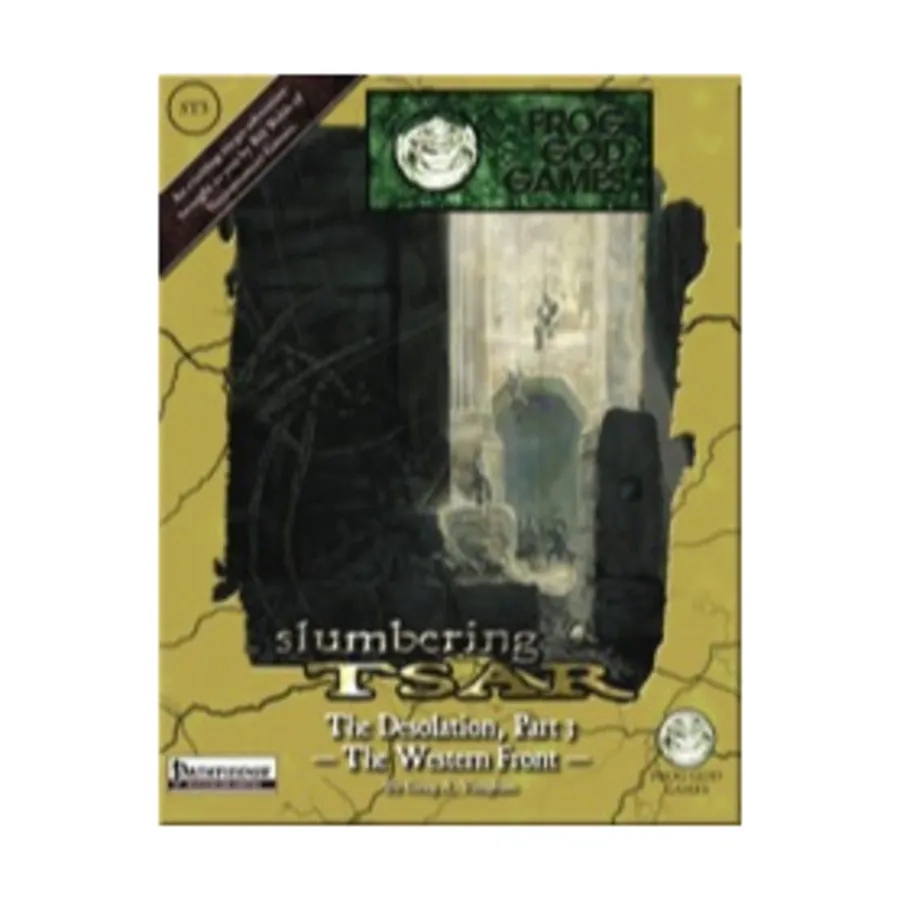 Модуль Slumbering Tsar Saga #3 - The Desolation #3 Western Front, Pathfinder Adventures (Frog God Games)
Модуль Slumbering Tsar Saga #3 - The Desolation #3 Western Front, Pathfinder Adventures (Frog God Games)