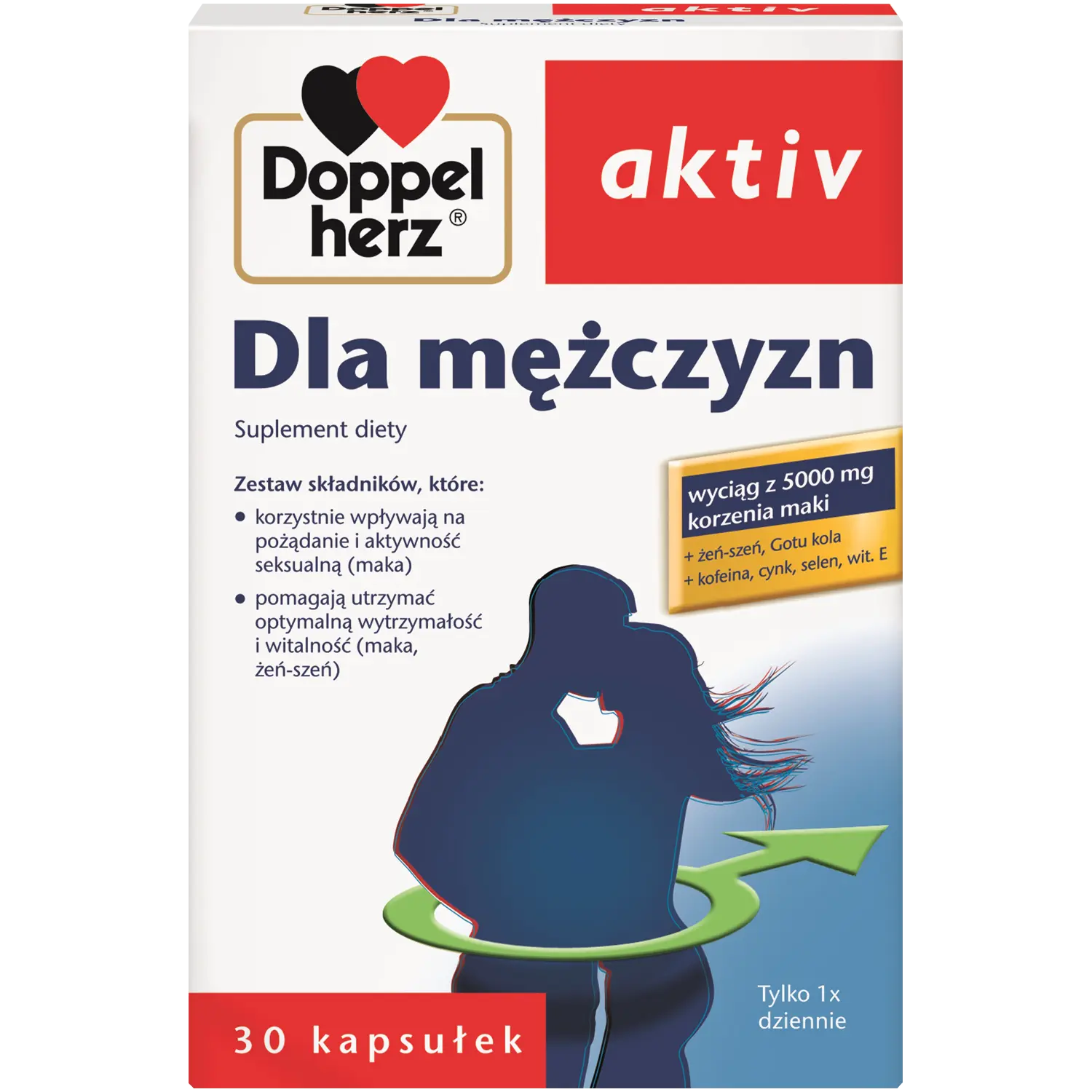 Doppelherz Aktiv Dla Mężczyzn биологически активная добавка, 30 капсул/1 упаковка
Doppelherz Aktiv Dla Mężczyzn биологически активная добавка, 30 капсул/1 упаковка