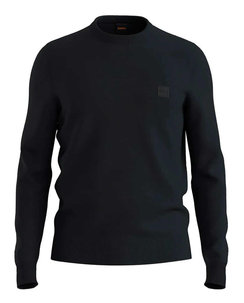 Мужской свитер с длинным рукавом Boss, черный
Мужской свитер с длинным рукавом Boss, черный