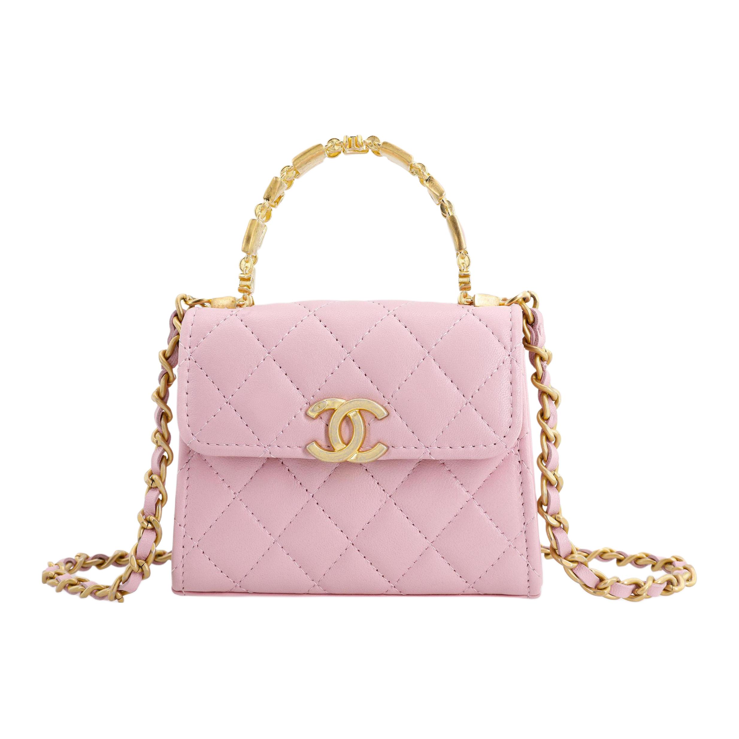 Chanel Миниатюрная женская сумка-клатч на одно плечо из овечьей кожи, светло-розовая
Chanel Миниатюрная женская сумка-клатч на одно плечо из овечьей кожи, светло-розовая