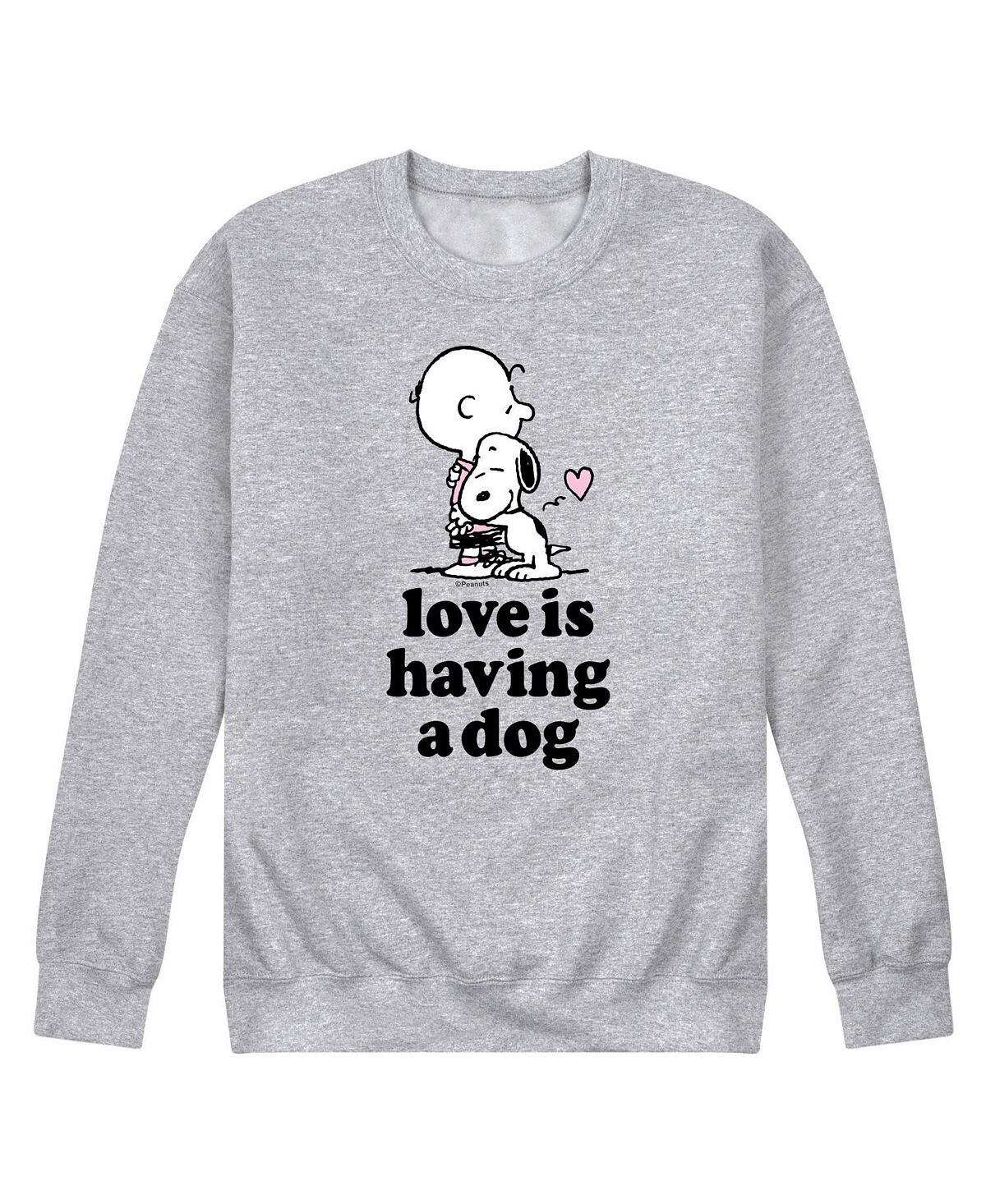 Мужская флисовая толстовка peanuts love is have a dog AIRWAVES, серый
Мужская флисовая толстовка peanuts love is have a dog AIRWAVES, серый