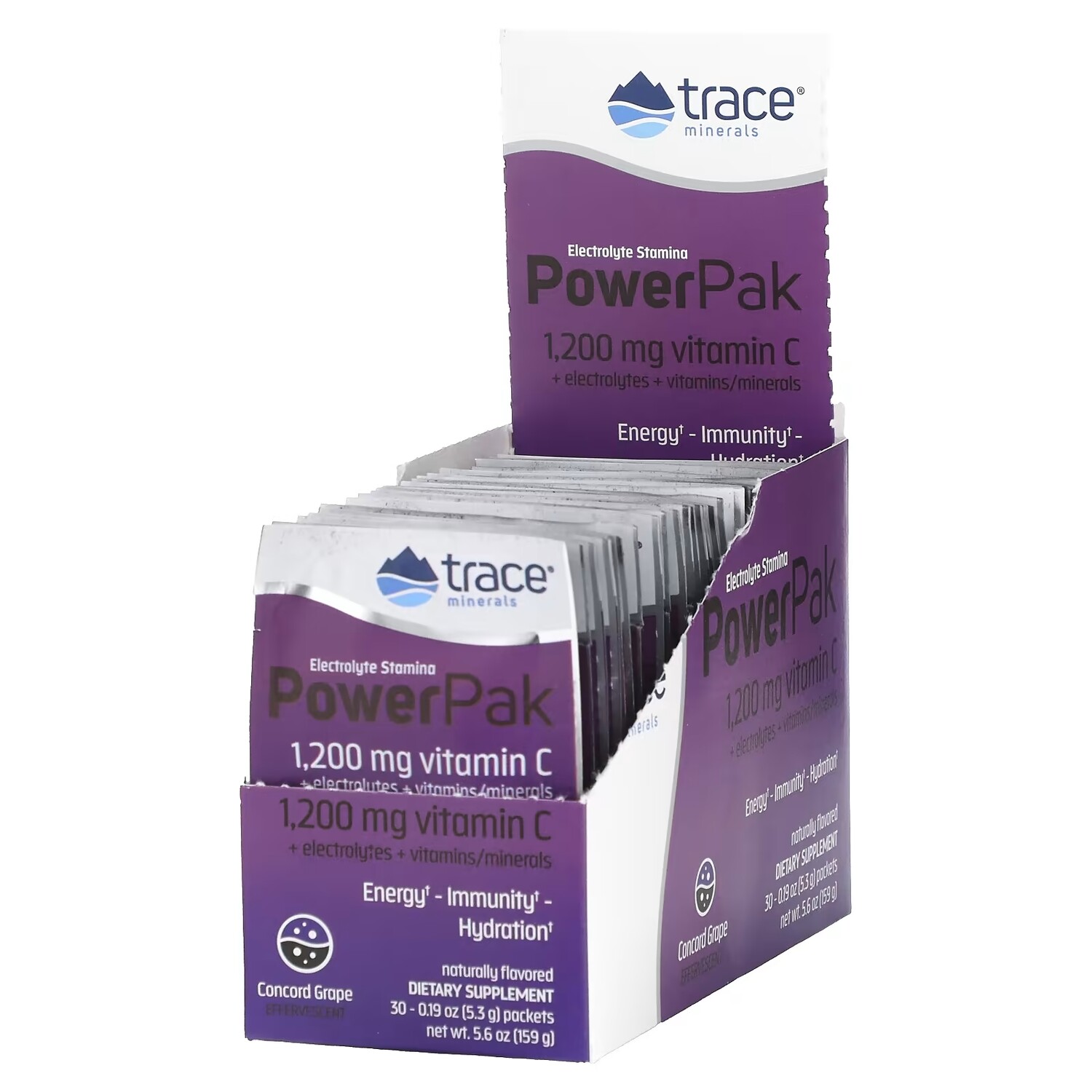 Добавка Trace Minerals Electrolyte Stamina PowerPak, виноград, 30 пакетиков по 5,3 г
Добавка Trace Minerals Electrolyte Stamina PowerPak, виноград, 30 пакетиков по 5,3 г