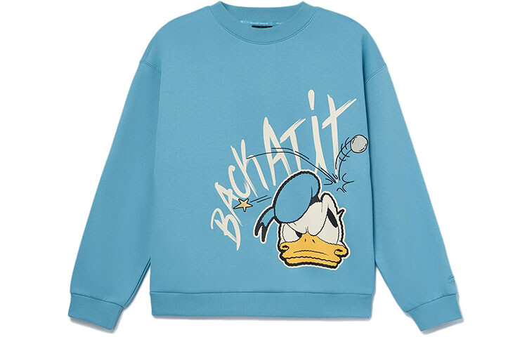 Женская толстовка Disney X Disney молочно-синего цвета Lining
Женская толстовка Disney X Disney молочно-синего цвета Lining