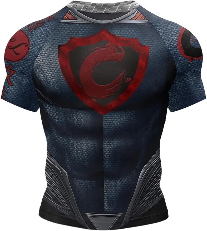 Мужская компрессионная футболка Red Plume с короткими рукавами для спорта и фитнеса
Мужская компрессионная футболка Red Plume с короткими рукавами для спорта и фитнеса