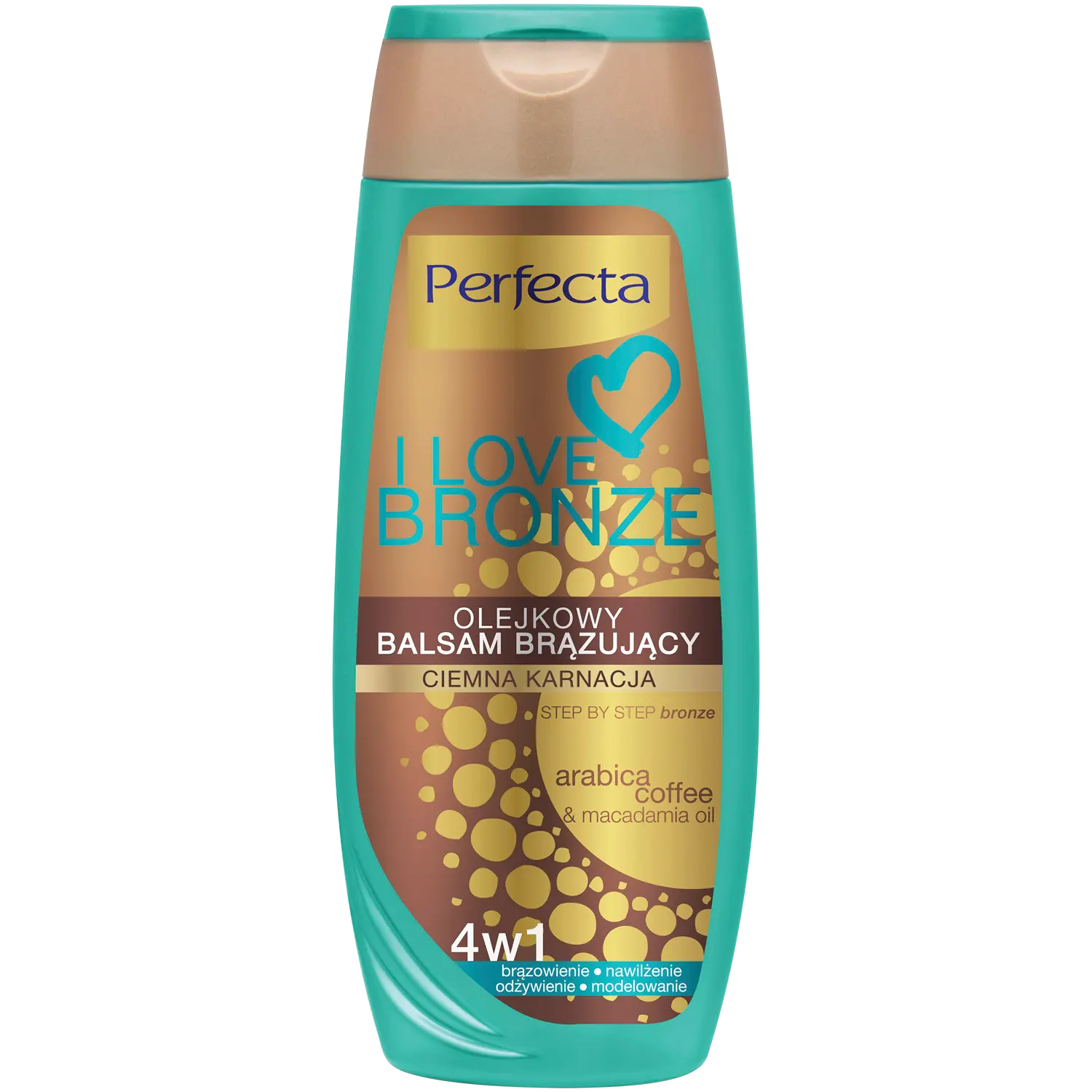 Perfecta I Love Bronze масляный бальзам, постепенно бронзирующий смуглую кожу, 250 мл
Perfecta I Love Bronze масляный бальзам, постепенно бронзирующий смуглую кожу, 250 мл