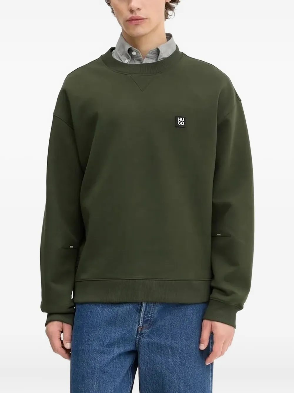 Толстовка с нашивкой-логотипом и застежкой-молнией HUGO, зеленый
Толстовка с нашивкой-логотипом и застежкой-молнией HUGO, зеленый